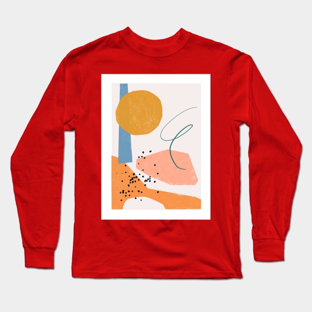 June Abstract Long Sleeve T-Shirt by Megan Roy